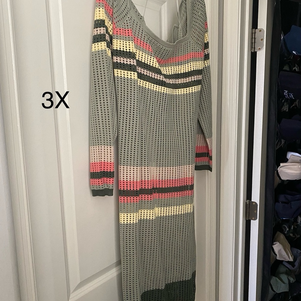 Fashion Nova Multicolor Knit Dress